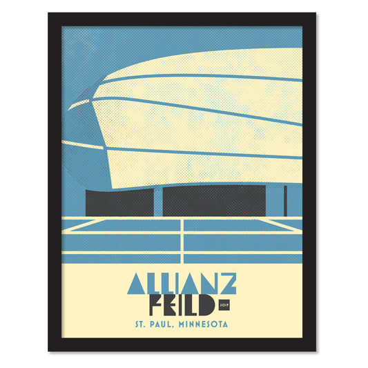Allianz Field, Minimalist Vintage Colors