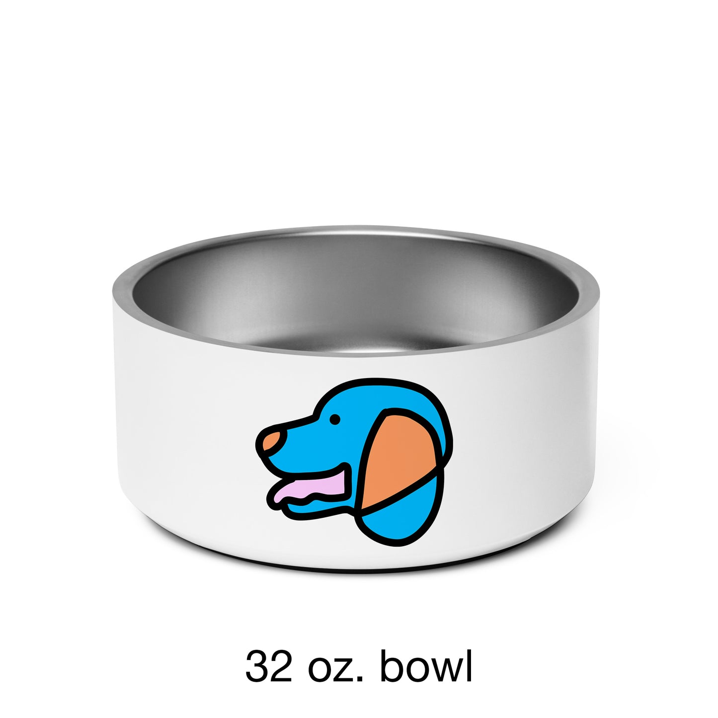 Pop-Art Beagle, with Custom Name, Bowl