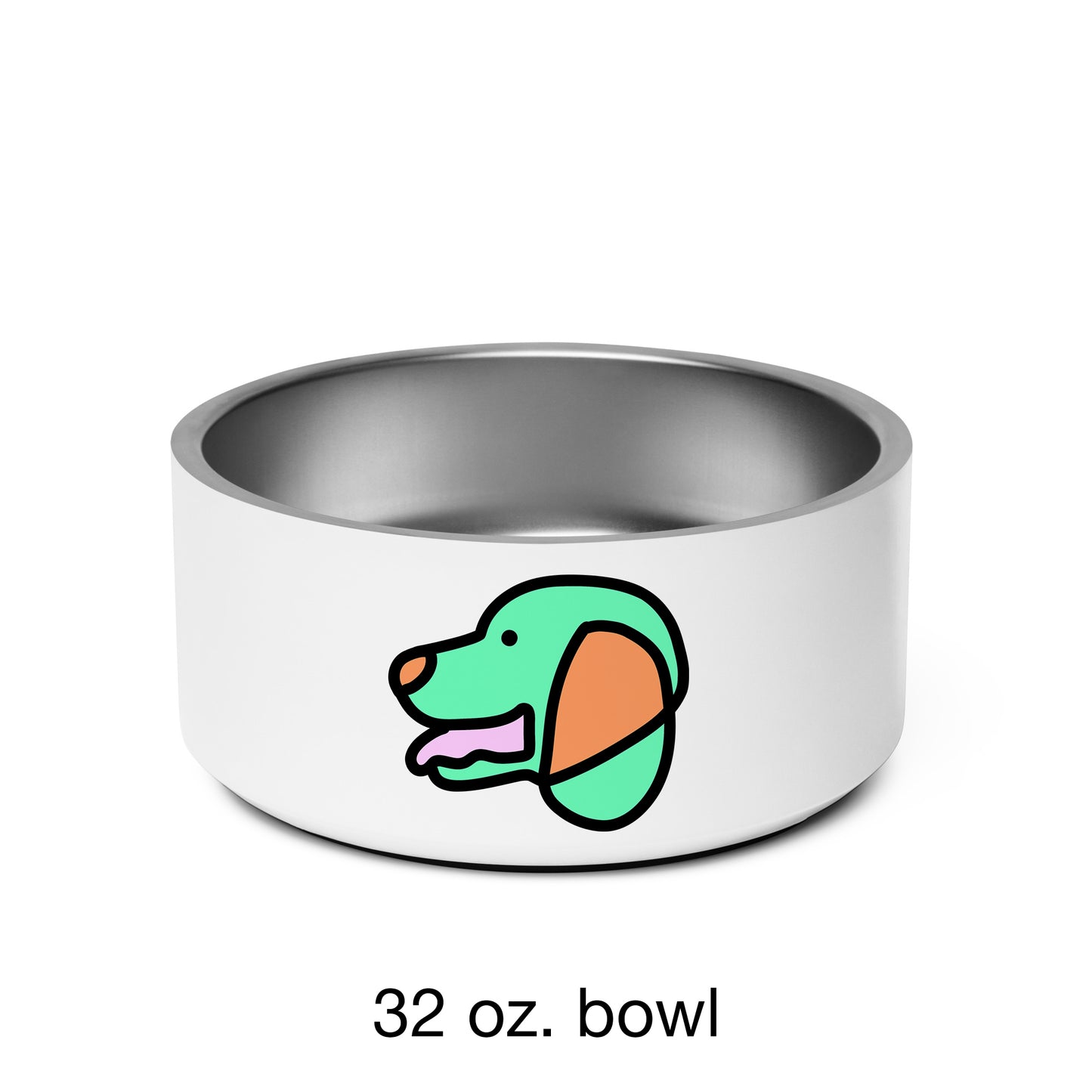 Pop-Art Beagle, with Custom Name, Bowl