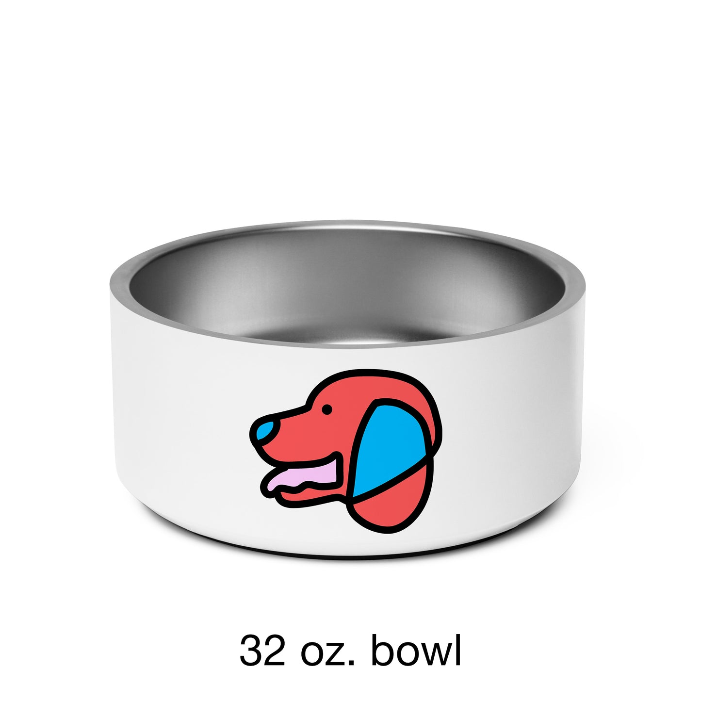Pop-Art Beagle, with Custom Name, Bowl