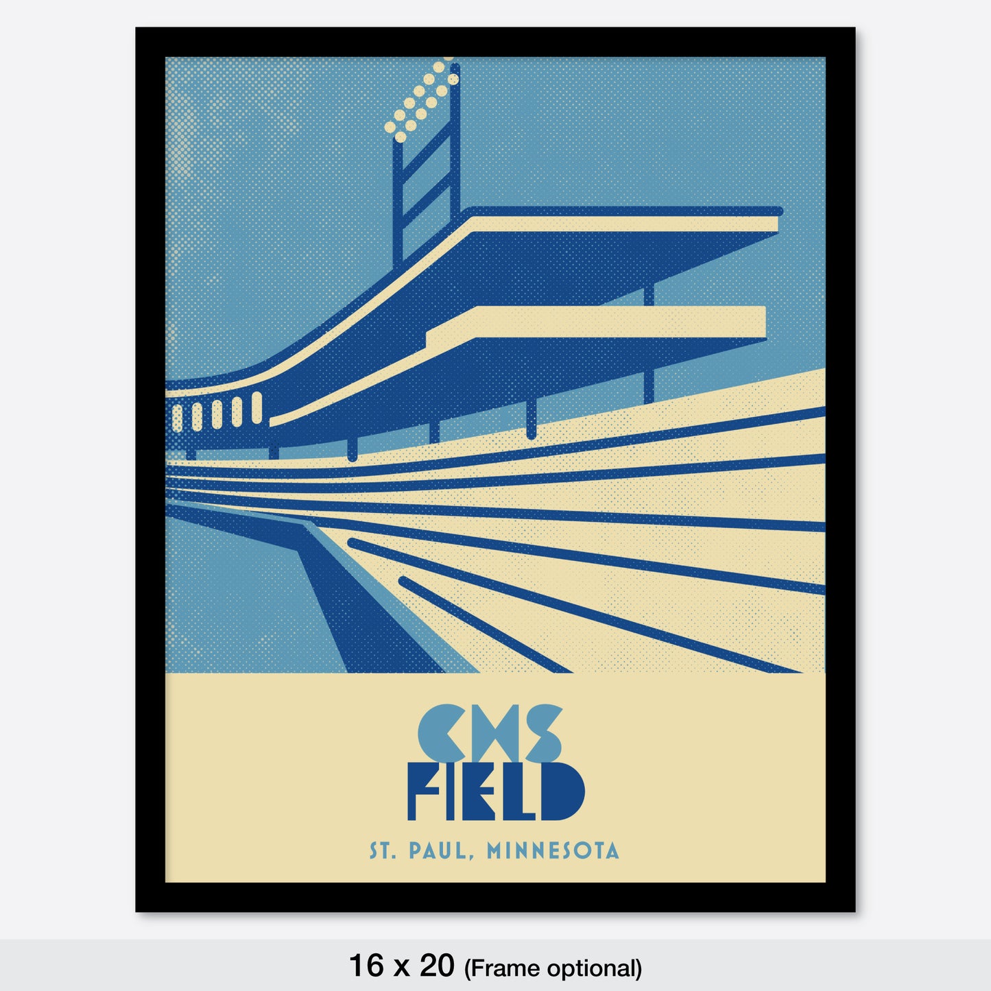 CHS Field, Minimalist Vintage Colors