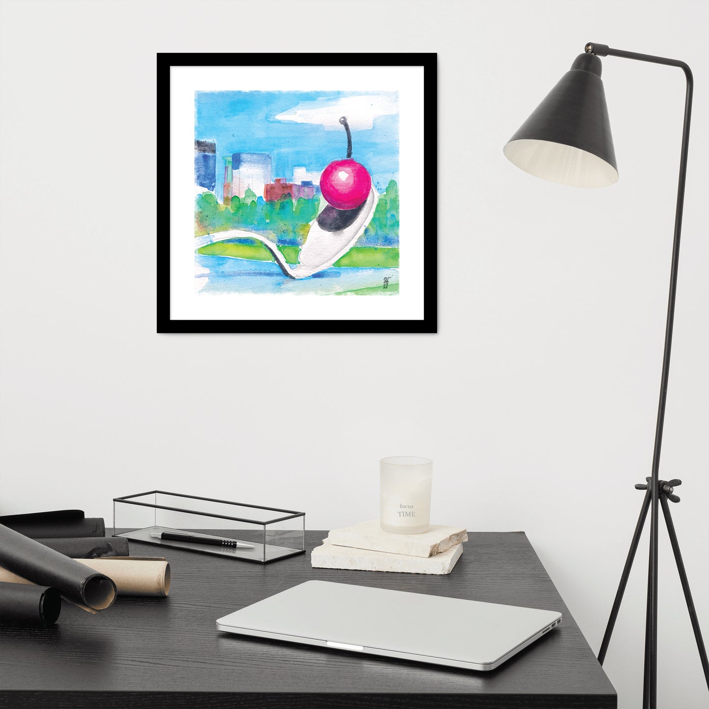 Cherry Spoon Bridge, Walker Art Center, Minneapolis, Print