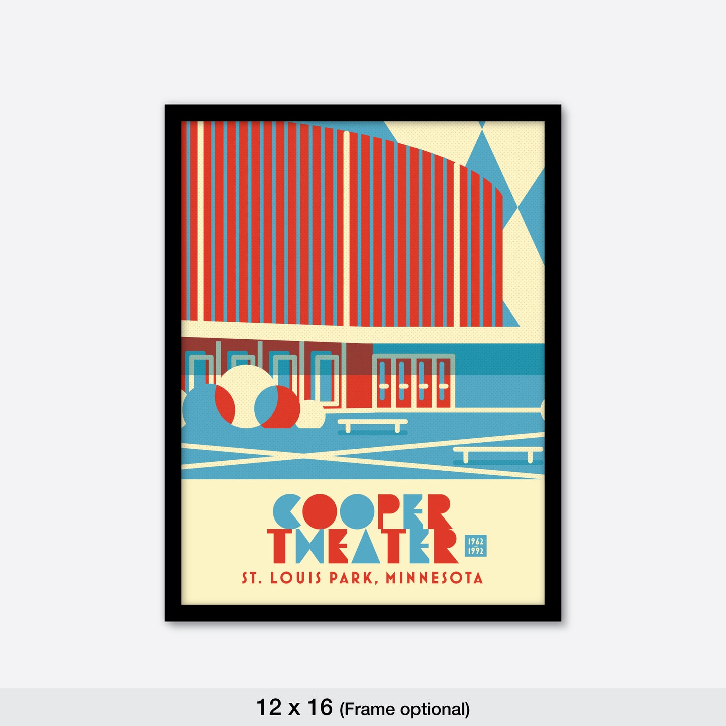 Cooper Theater, St. Louis Park, Minnesota, Minimalist Art