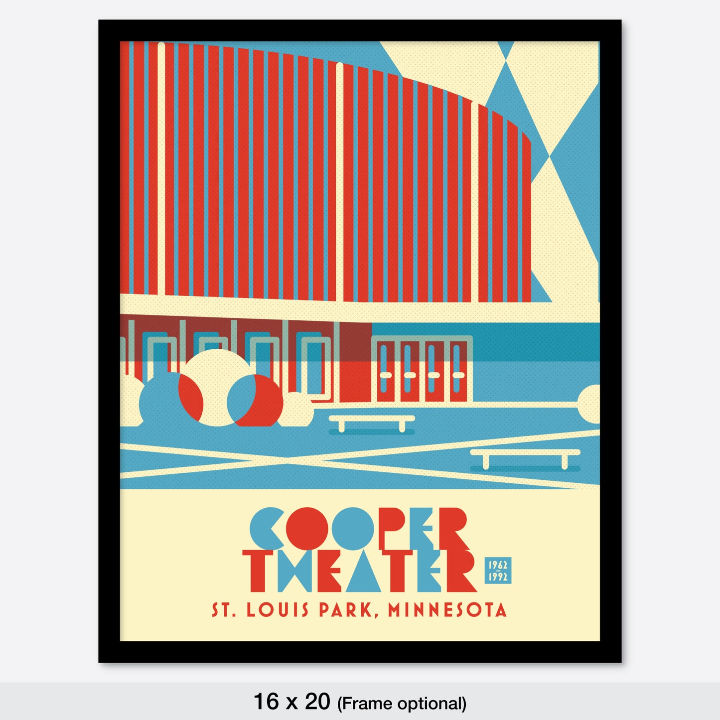 Cooper Theater, St. Louis Park, Minnesota, Minimalist Art