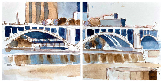 Third Avenue Bridge (Duo, Diptych), 06.28.23