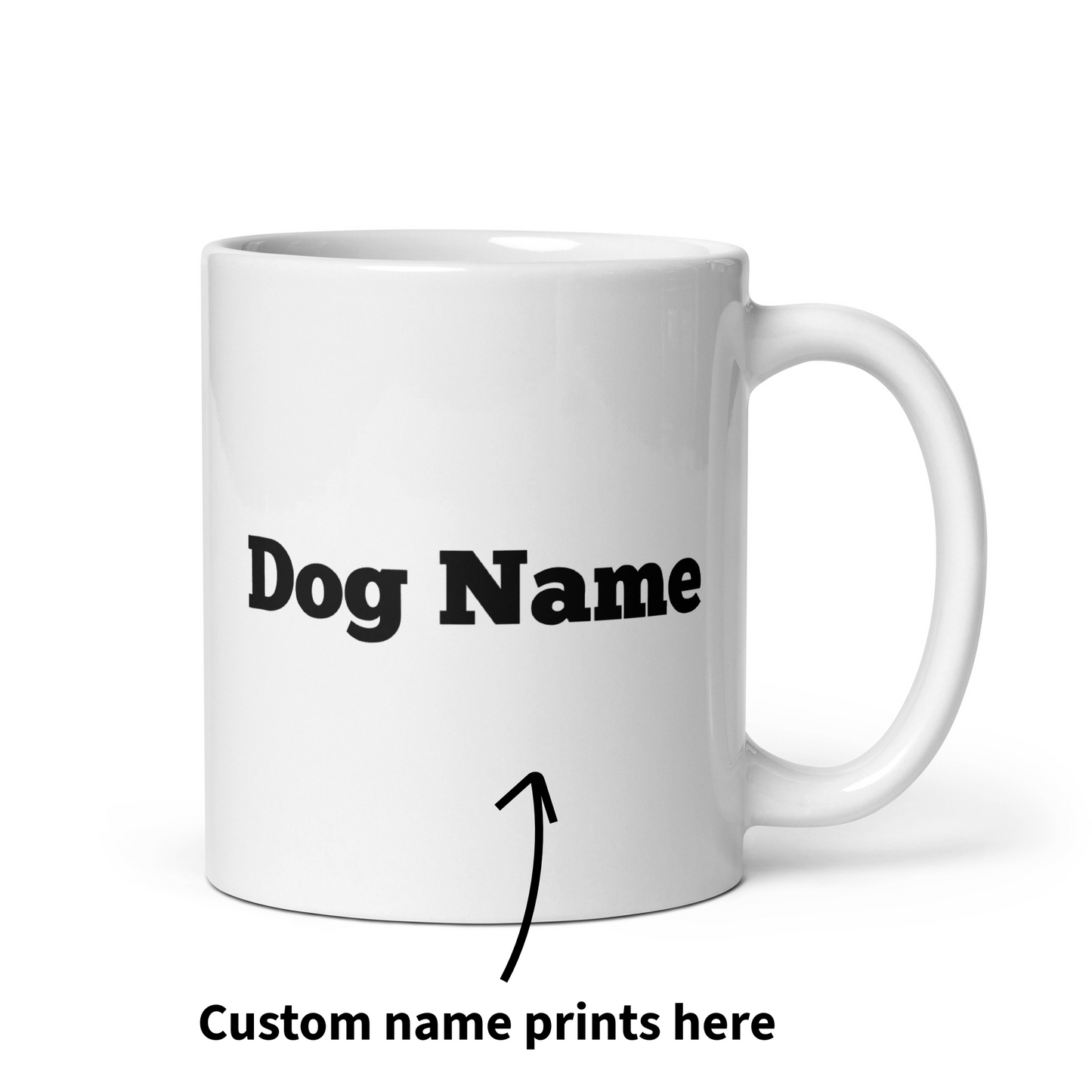 Pop-Art Dobermann, with Custom Name, Coffee Mug