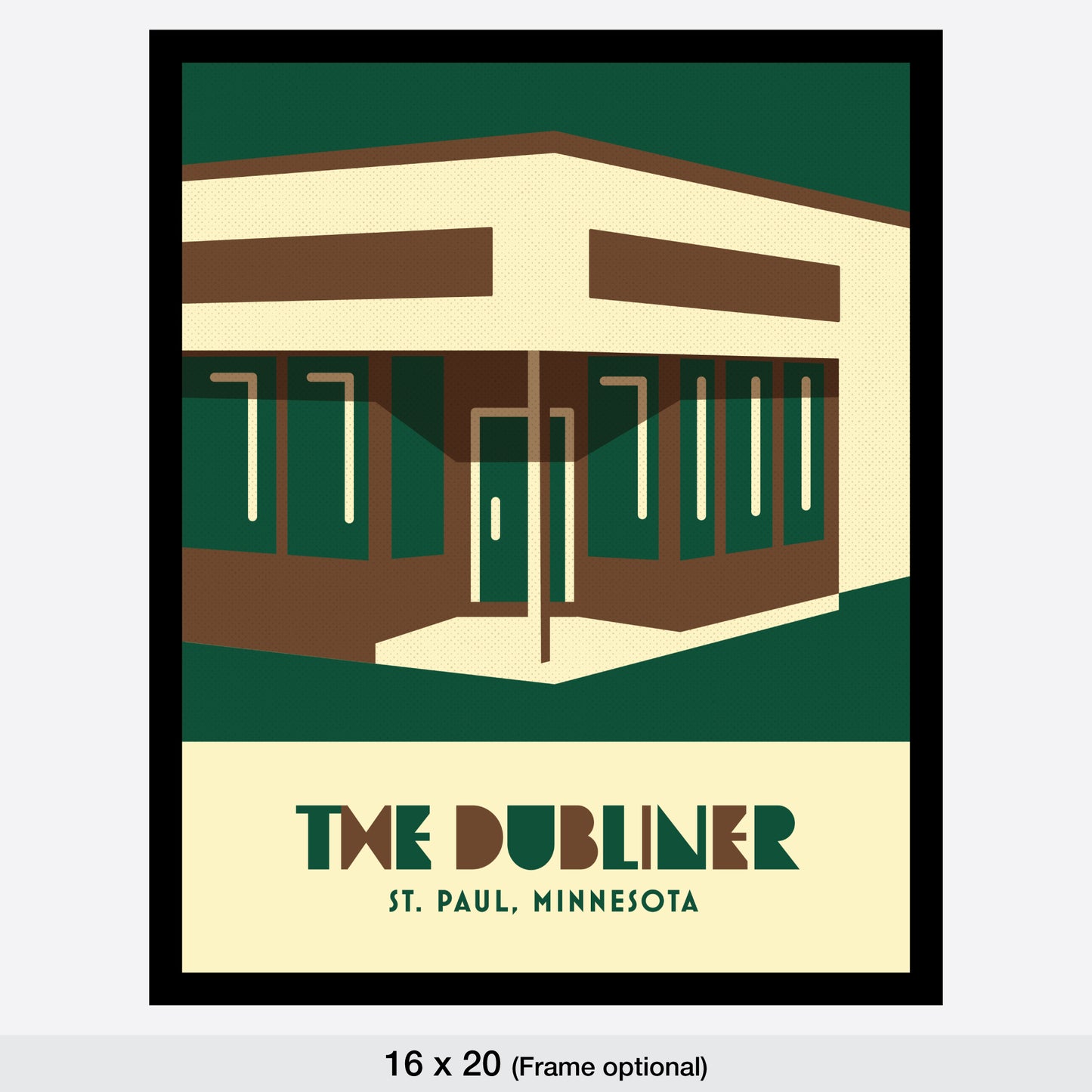 The Dubliner, St. Paul, Minnesota, Minimalist Art