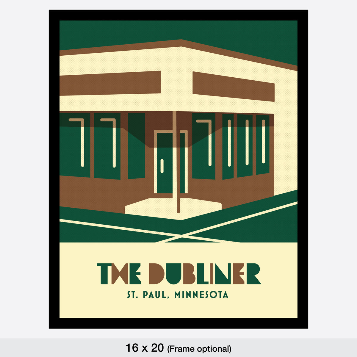 The Dubliner, St. Paul, Minnesota, Minimalist Art