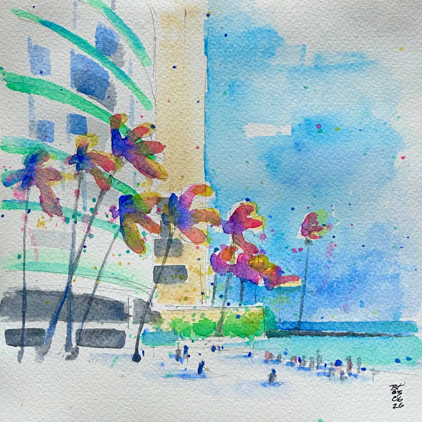 Kaimana Beach Sunset, 03.07.26