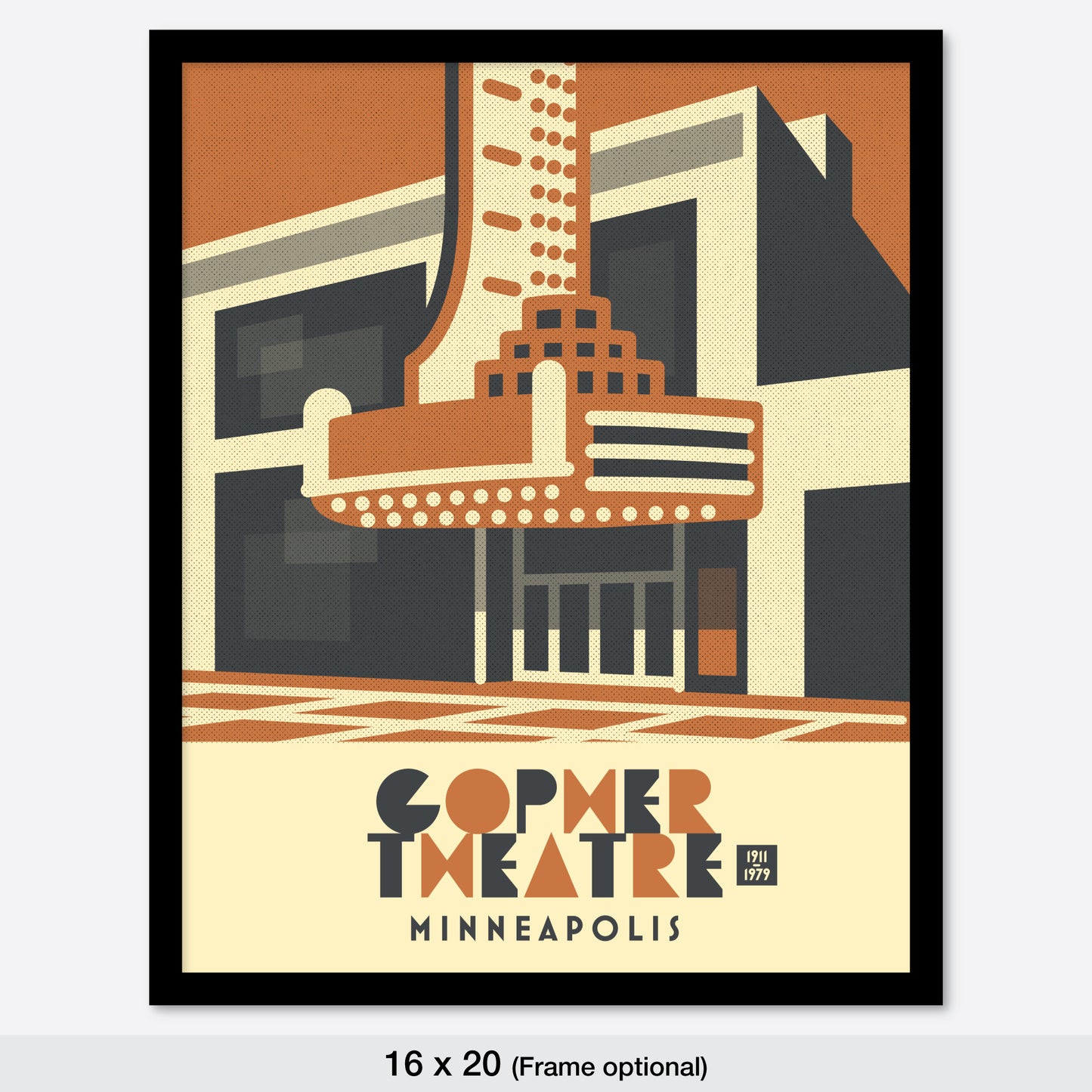 Gopher Theatre, Minneapolis, Minimalist Art