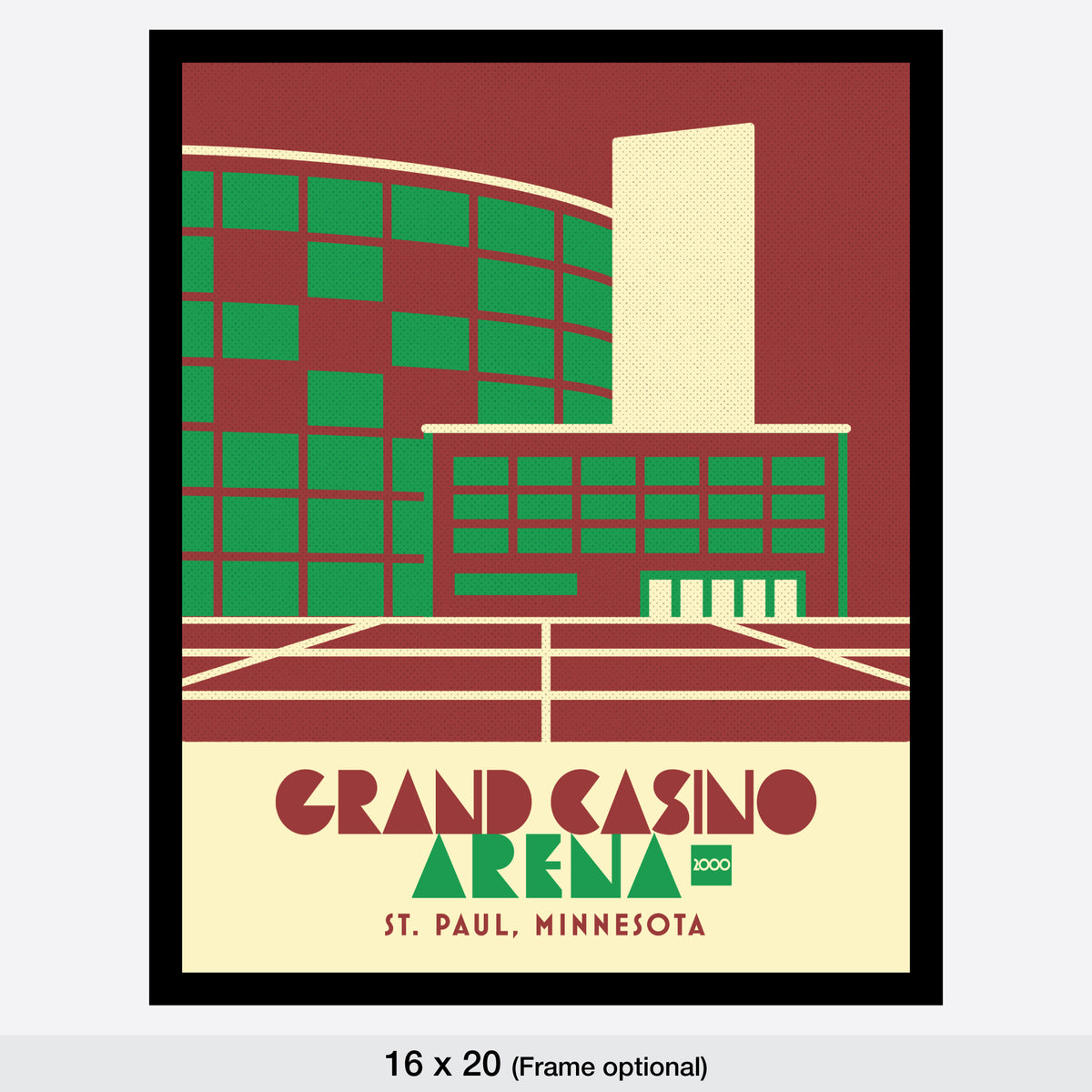 Grand Casino Arena, St. Paul, Minnesota, Minimalist Art