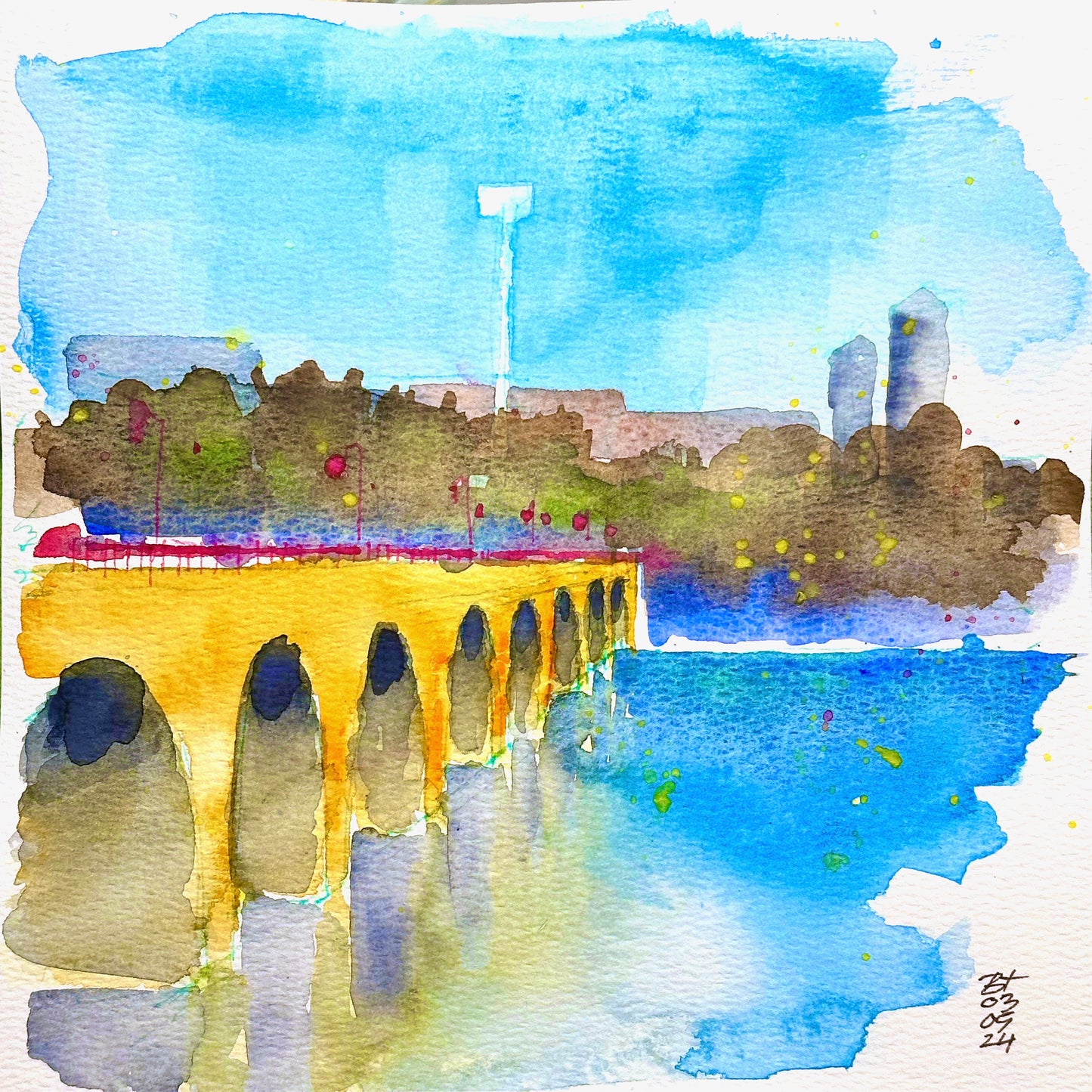 Stone Arch Bridge in Spring, 03.05.24