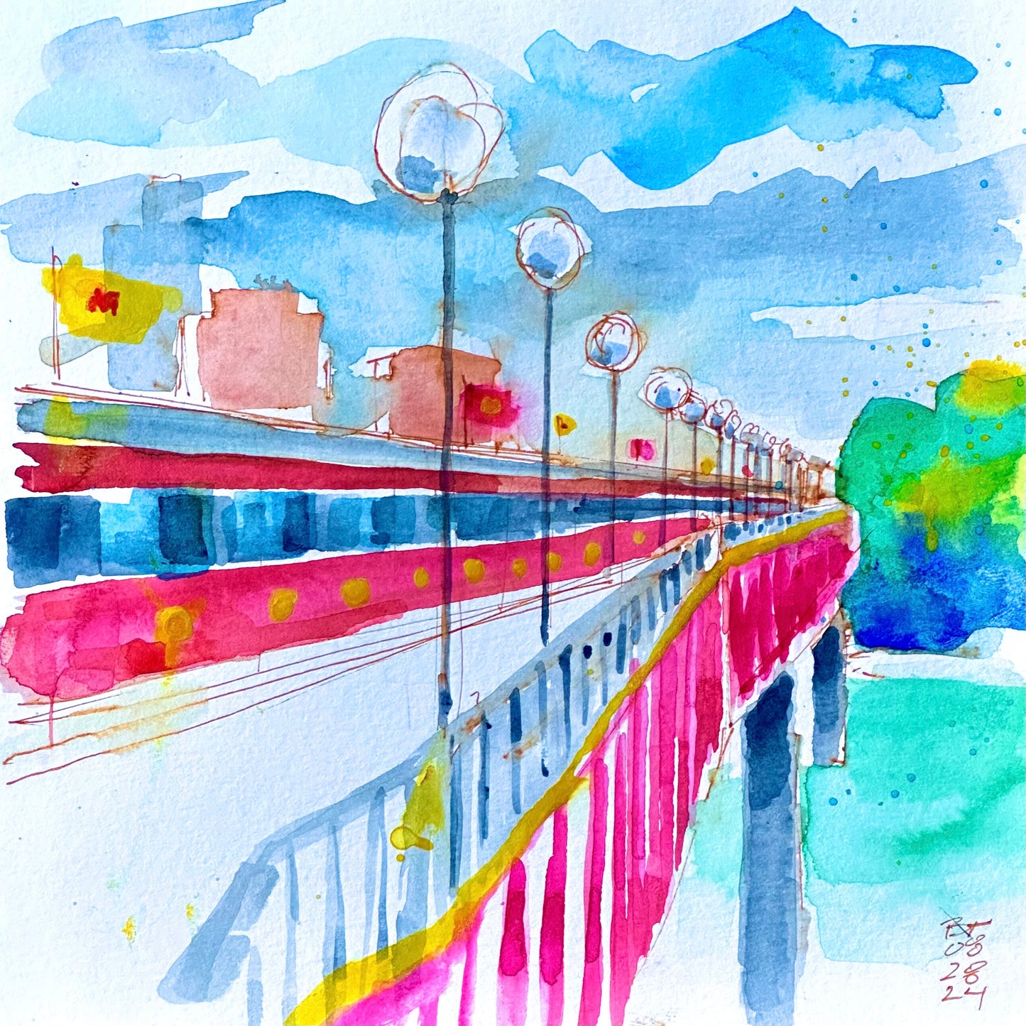Washington Ave Bridge U of M, Minneapolis, 08.28.24