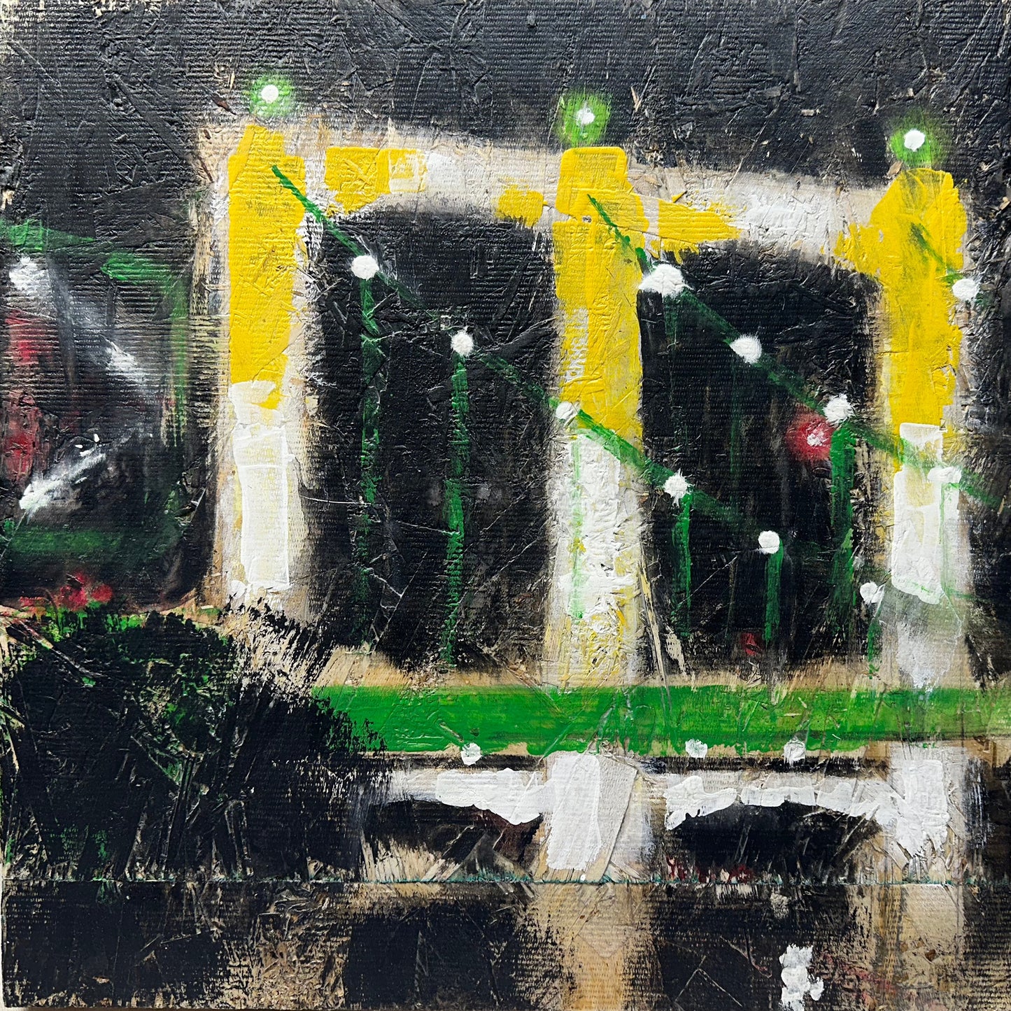 Hennepin Ave Bridge at Night, No 5, 18 x 18