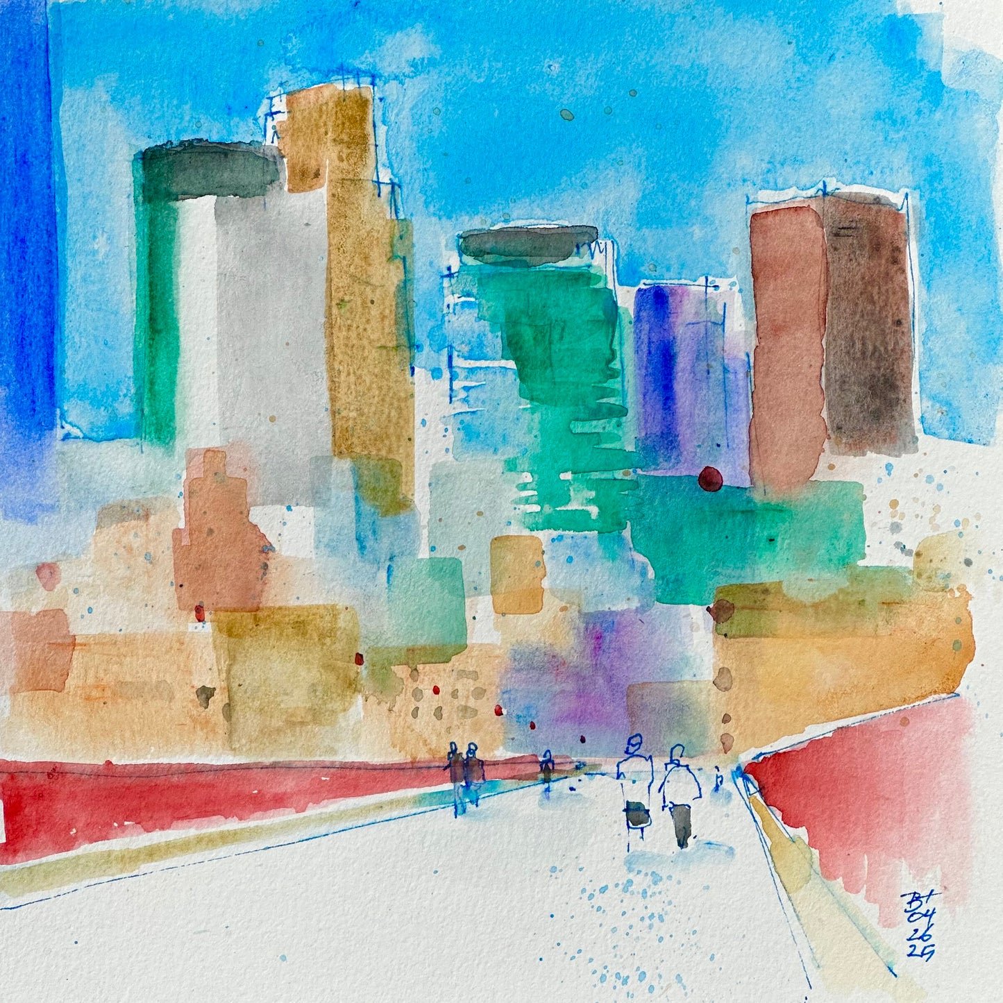 Minneapolis Skyline from Stone Arch Bridge, Minneapolis, 04.26.25