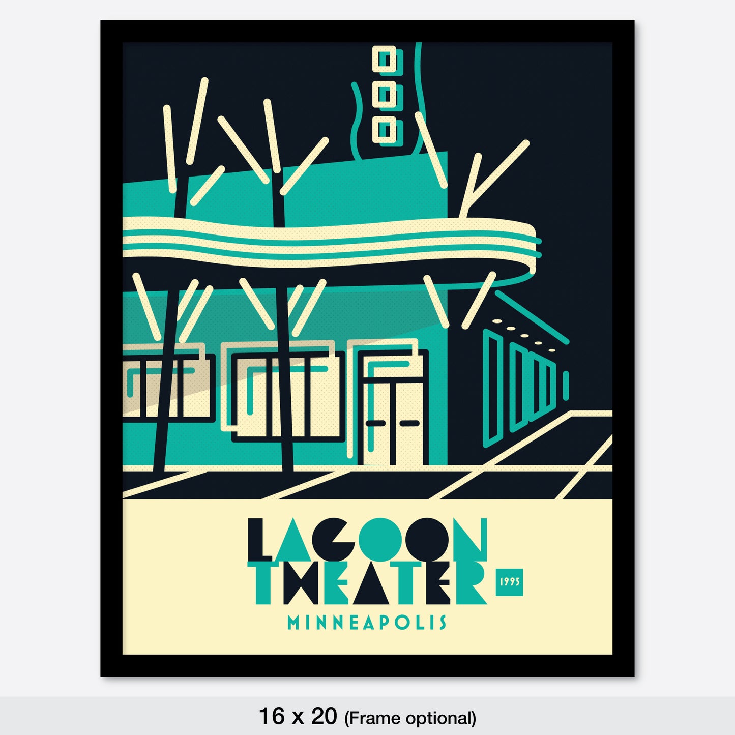 Lagoon Theater, Minneapolis, Minnesota, Minimalist Art
