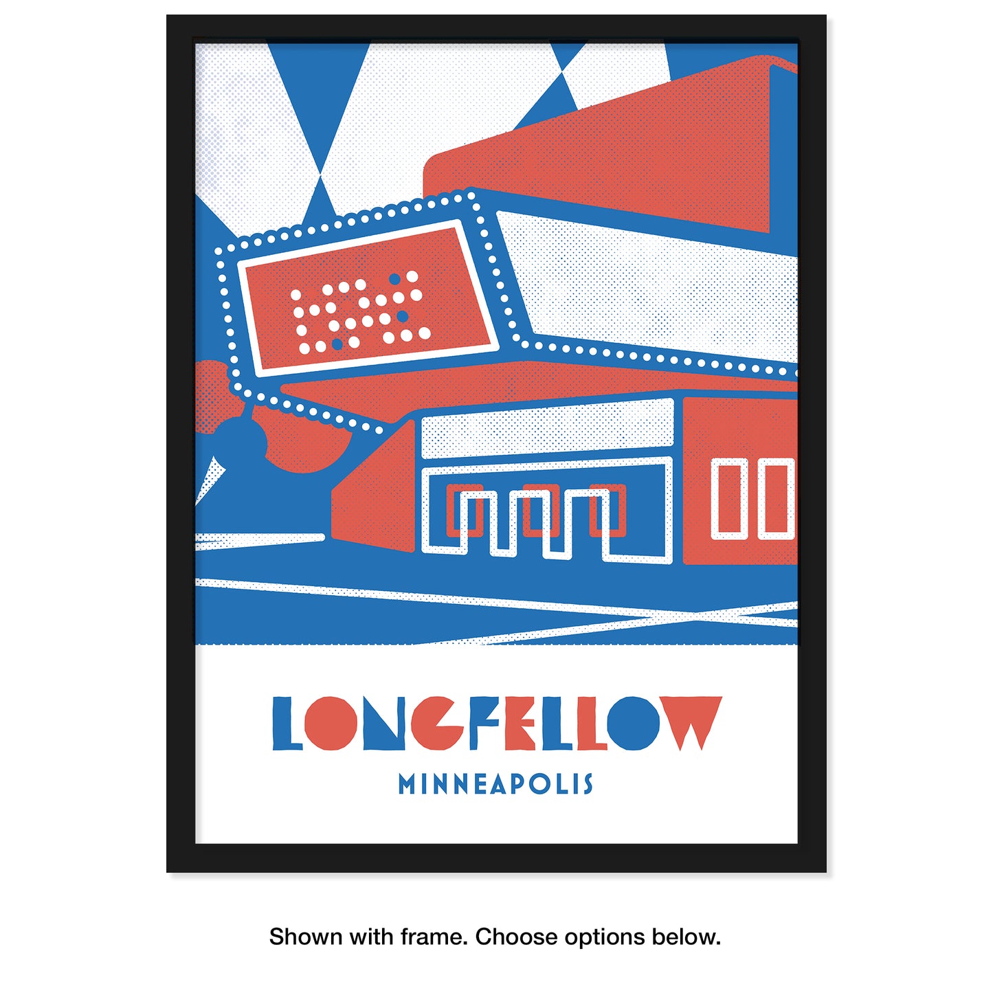 Longfellow, Minneapolis, Minimalist Art, Poster Print