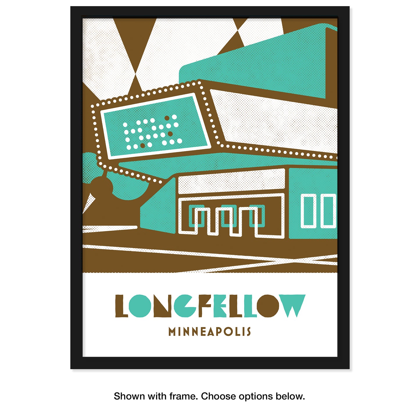 Longfellow, Minneapolis, Minimalist Art, Poster Print