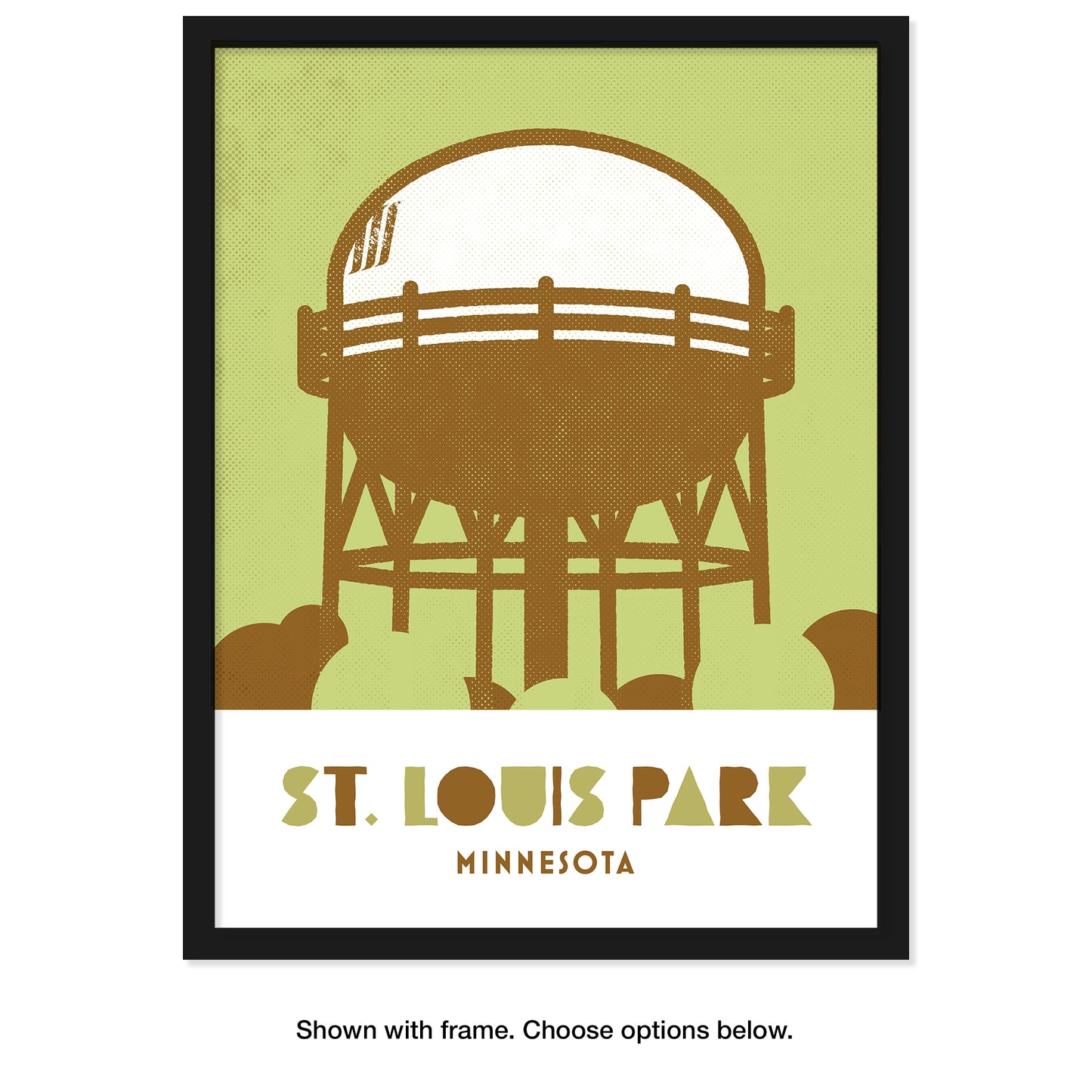 St. Louis Park, Minnesota, Minimalist Art, Poster Print
