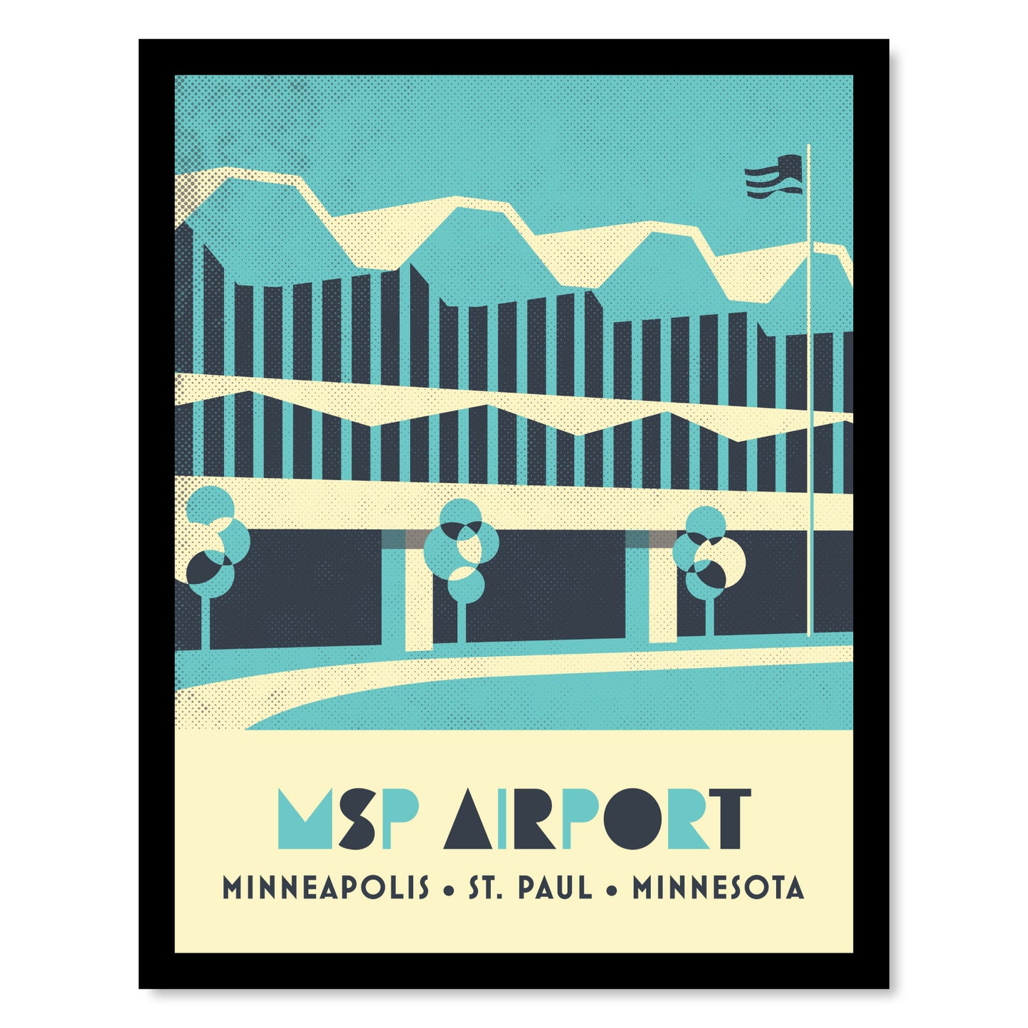 MSP Airport, Minnesota, Minimalist Art