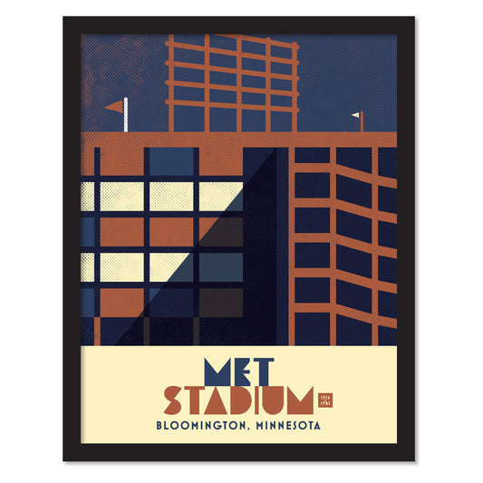 Met Stadium, Minimalist Vintage Colors
