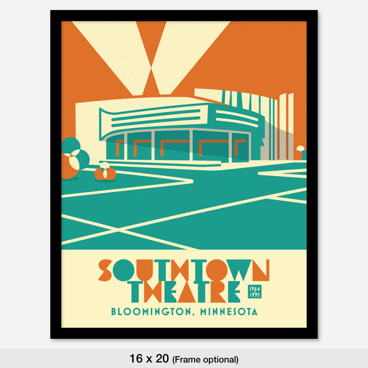 Southtown Theatre, Bloomington, Minnesota, Minimalist Art