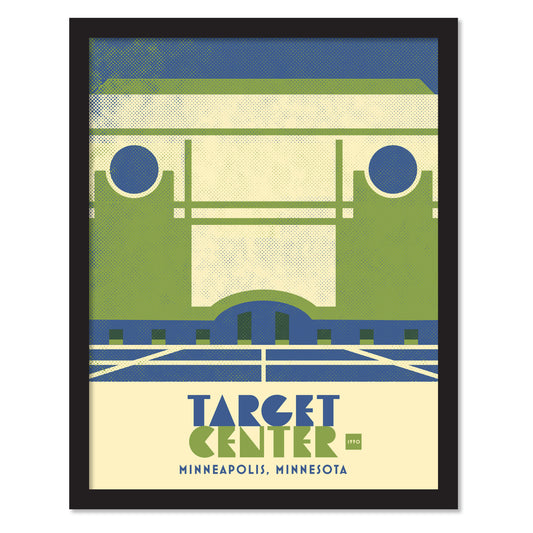 Target Center, Minimalist Vintage Colors