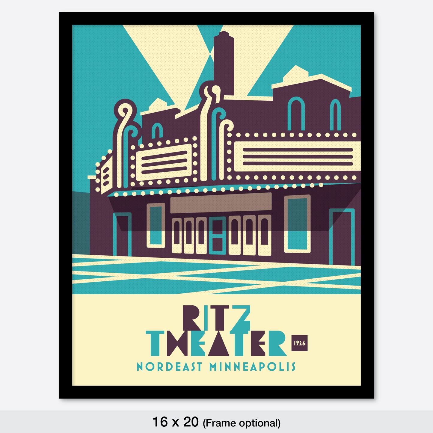 The Ritz Theater, Nordeast Minneapolis, Minnesota, Minimalist Art
