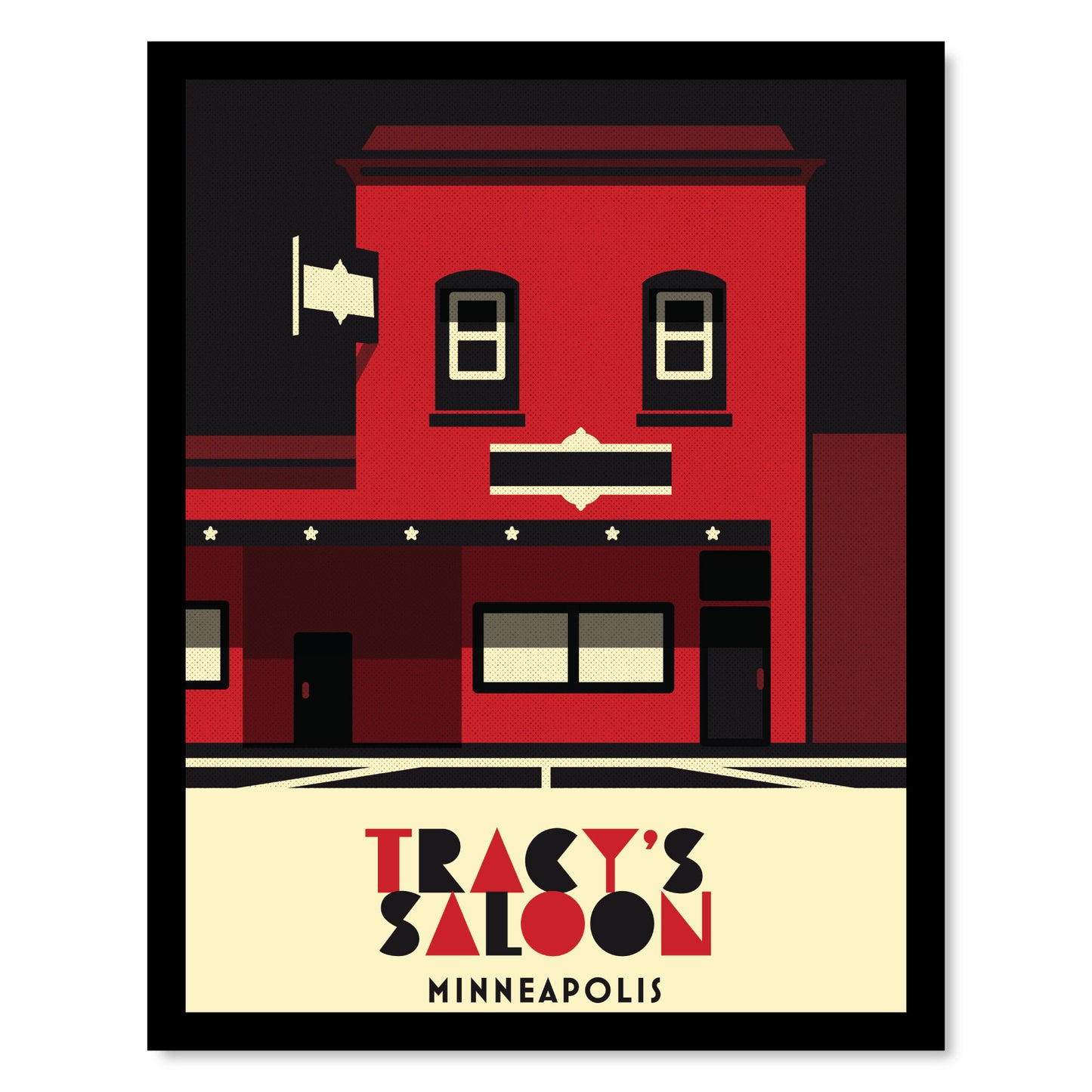 Tracy's Saloon, Minneapolis, Minnesota, Minimalist Art