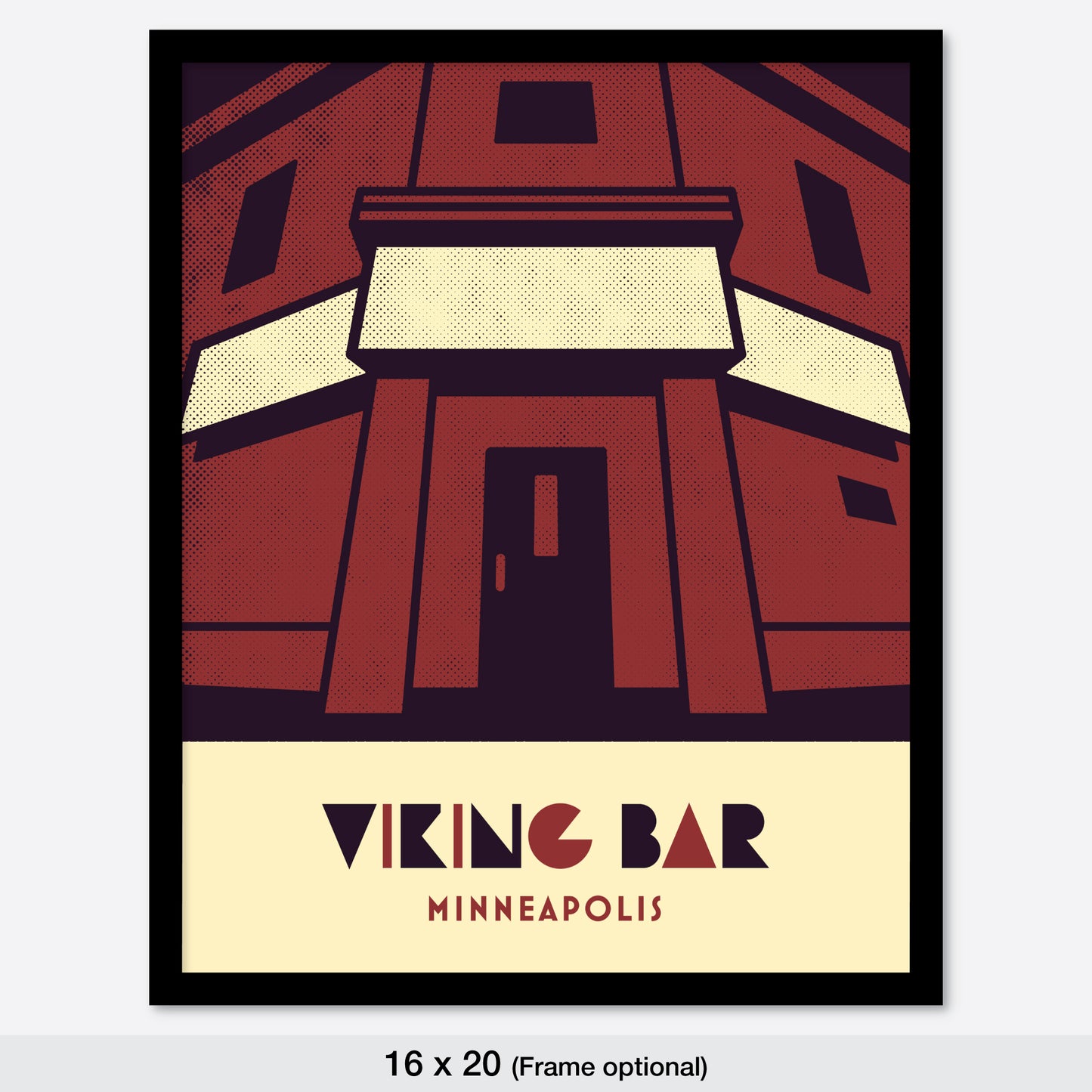 Viking Bar, Minnesota, Minimalist Art