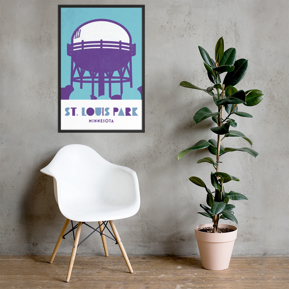 St. Louis Park, Minnesota, Minimalist Art, Poster Print