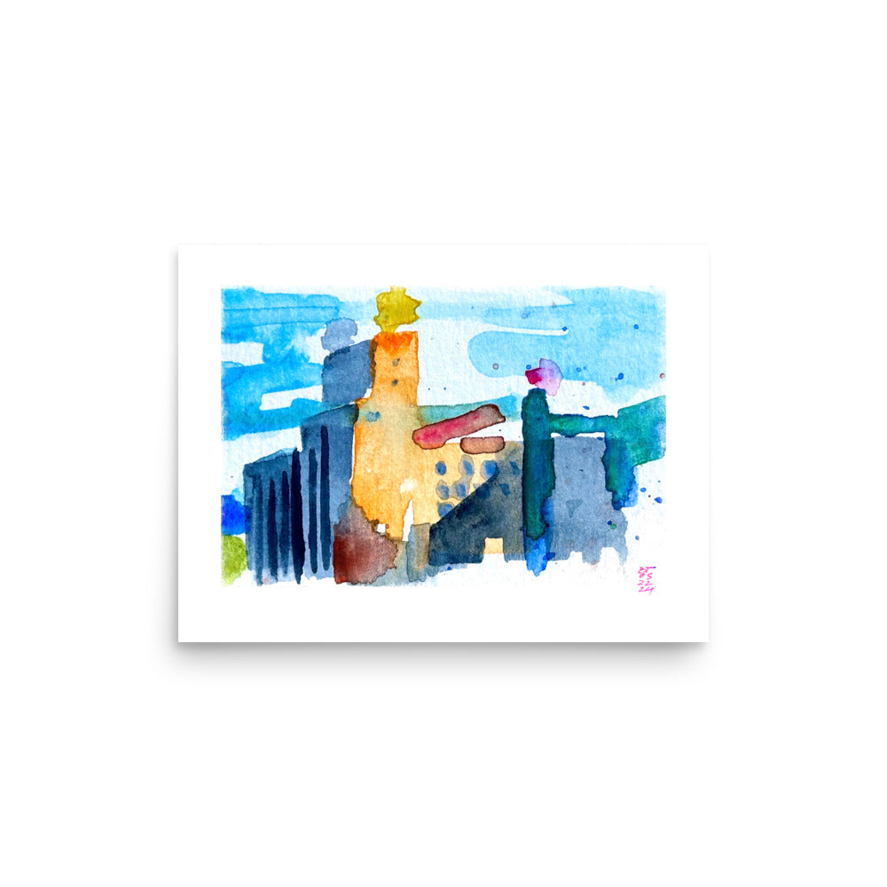 Mill Ruins, Gold Medal Flour Complex, Minneapolis, Poster Print
