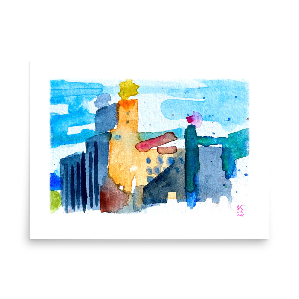 Mill Ruins, Gold Medal Flour Complex, Minneapolis, Poster Print