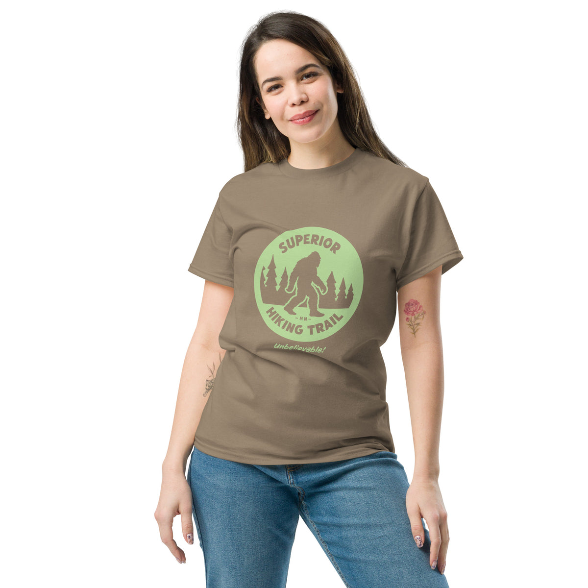 Bigfoot on the Superior Hiking Trail! Unisex classic tee