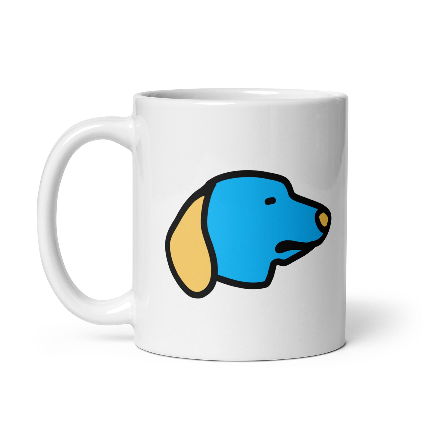 Pop-Art Dachshund, with Custom Name, Coffee Mug