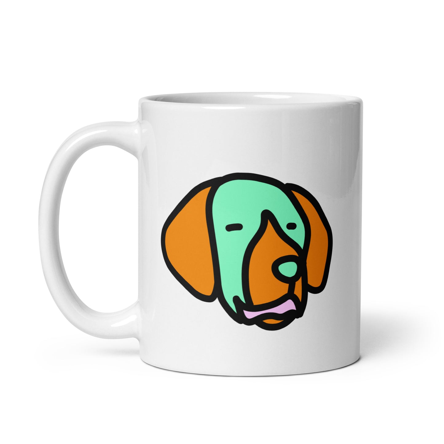Pop-Art Golden Retriever, with Custom Name, Coffee Mug