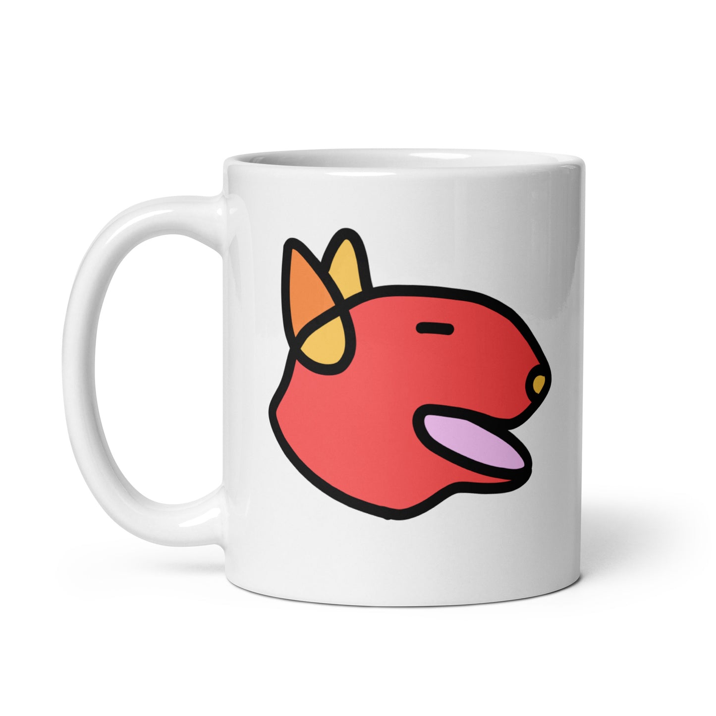 Pop-Art Bull Terrier, with Custom Name, Coffee Mug