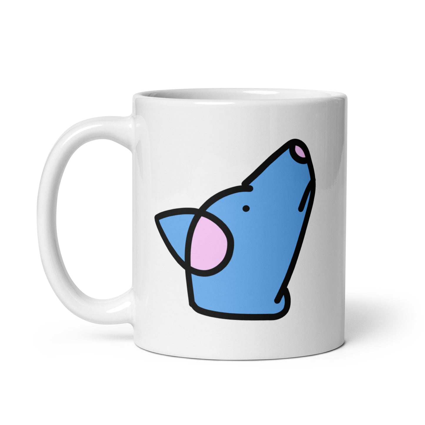 Pop-Art German Shep v2, with Custom Name, Coffee Mug