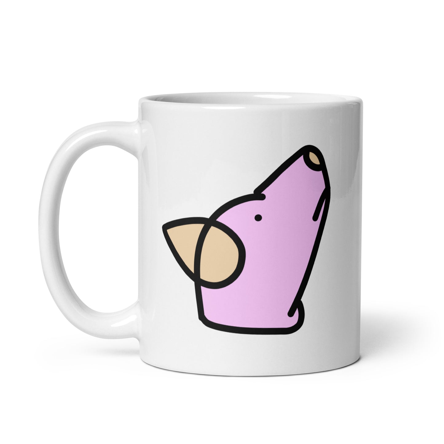 Pop-Art German Shep v2, with Custom Name, Coffee Mug