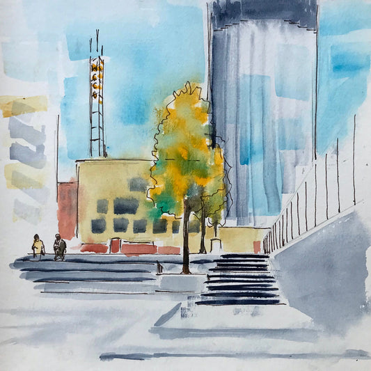 Peavey Plaza, WCCO, and IDS