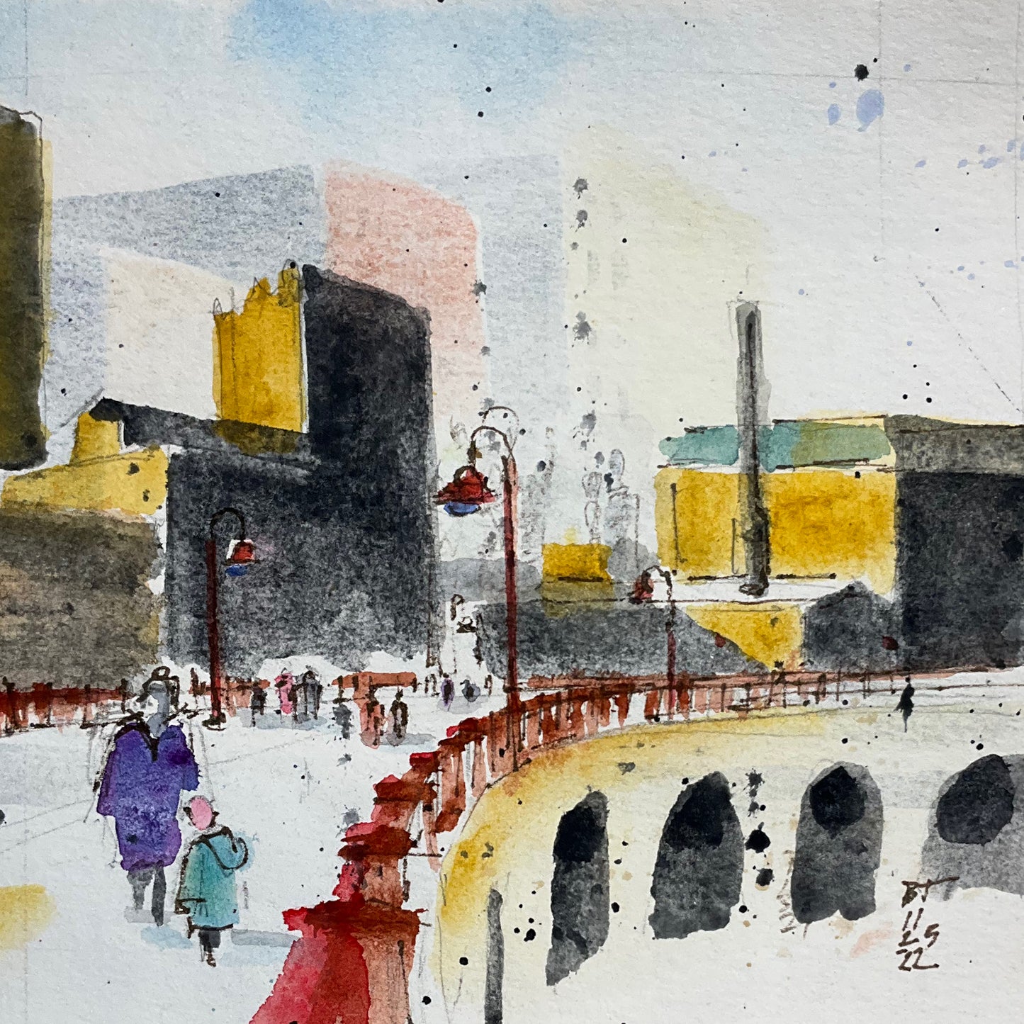 People on the Stone Arch, 11.25.22