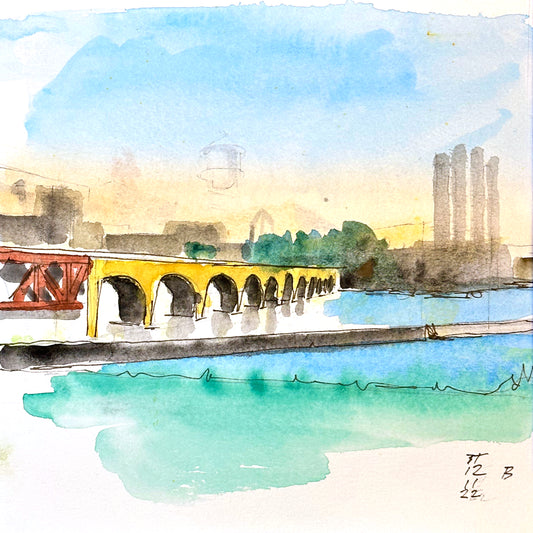 Stone Arch Bridge and St. Anthony, 12.11.22 B