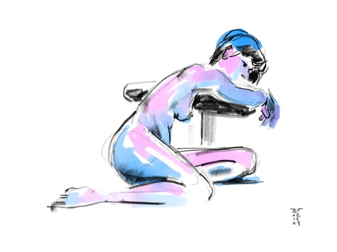 Monday night life drawing, Honlulu