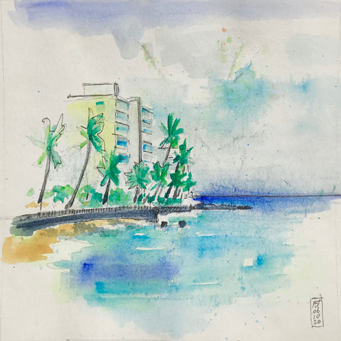 Hawaii Scenes Watercolor