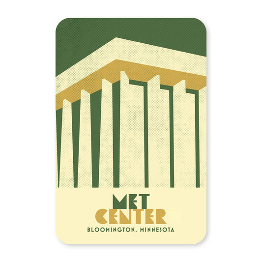 Met Center, Bloomington, Minnesota, Minimalist Art Postcard