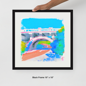 Franklin Avenue Bridge River Road, Minneapolis, Poster Print