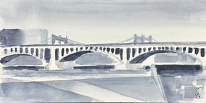 Third Avenue Bridge (Mono, Diptych), 11.18.23