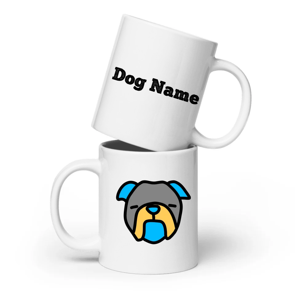 English Bulldog Custom Pop-Art Mug