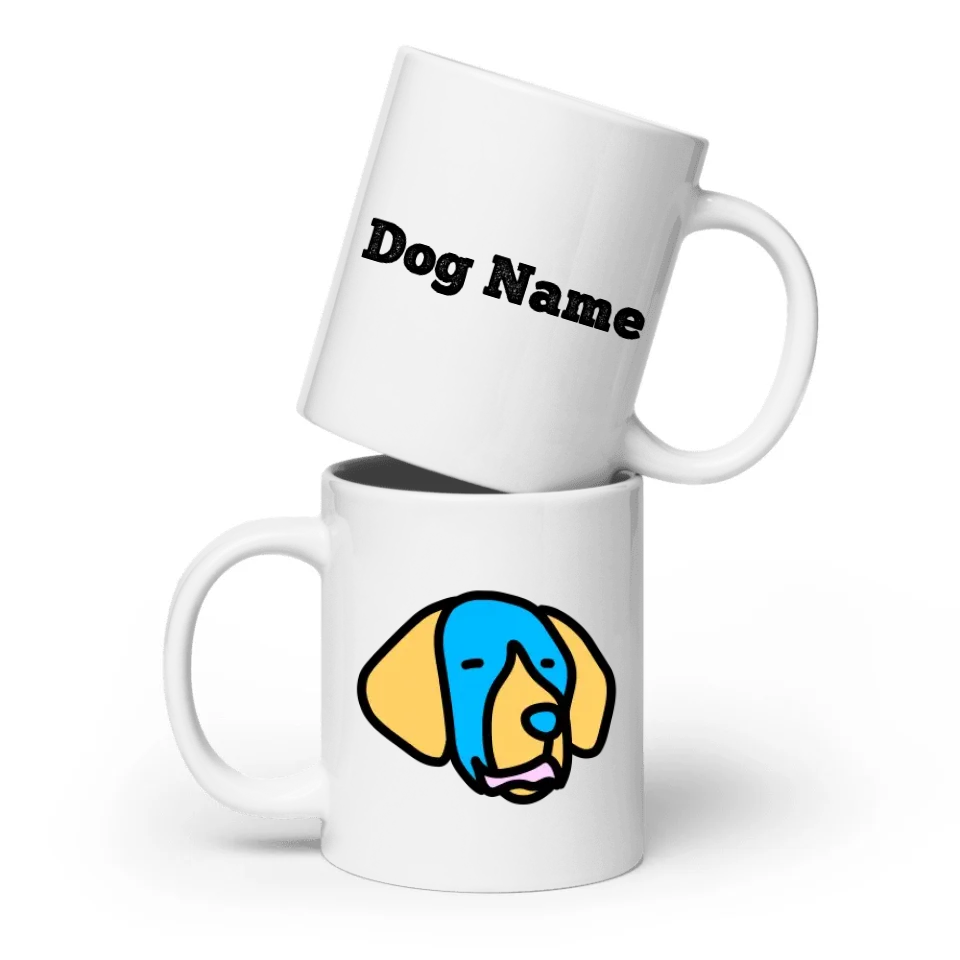 Golden Retriever Custom Pop-Art Mug