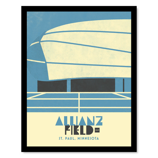 Allianz Field, Minimalist Vintage Colors